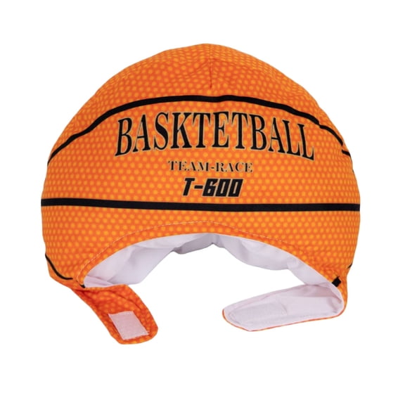 Orange Basketball Shaped Costume Hats Soft Cotton Funny Cosplay Party Props Portable Themed Decorative Headwear for Holiday Dress-up Party Supplies & Festival Gifts