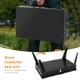 thumbnail image 5 of Portable Foldable Charcoal Grill with Wind Shield & BBQ Accessories, 400 Sq.in Cooking Area, Lightweight for Camping, Backyard, Picnics, 5 of 7