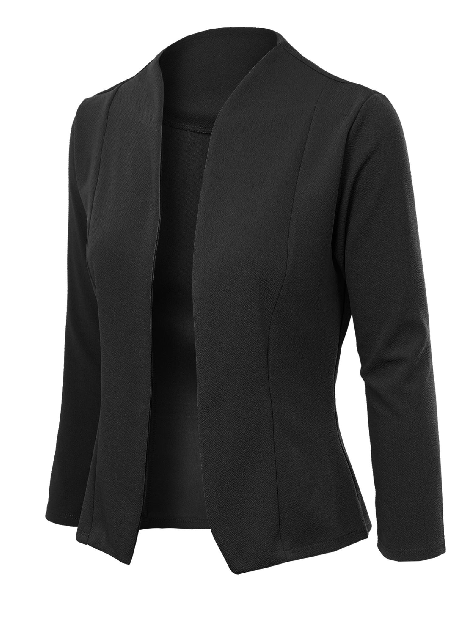 Front Collarless Blazer Jacket [ MADE 