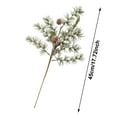 thumbnail image 3 of Artificial Christmas Tree Picks 18 Inch Pine Branches Stems with Pinecones and Red Holly Berries for Xmas Party Flower Arrangements Holiday Home Garden Decor Greenery Sprays, 3 of 5