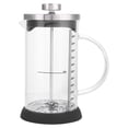 thumbnail image 2 of Cafetera Tetera de 600 ml Tetera de café Cafetera de vidrio Cafetera de goteo Prensa de émbolo para agua de café ANGGREK Otros, 2 of 8