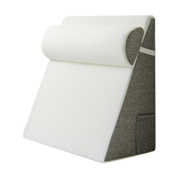 Bed Wedge Pillow Back Cushion Leg Support Memory Foam Triangle for Adults Reading Sleeping and Watching TV