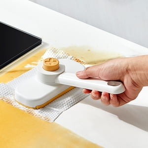 Amzcrzy Home and Kitchen, Cleaning Supplies, Sweeping, Cleaning Brush One Click Clip Face Towel Cloth Small Mop Housework Cleaning Mini Rag Clip Bathroom Wall Cleaner Synthetic cleaning mop