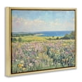 thumbnail image 3 of Stupell Industries Lilac Coast Seascape Gold Framed Floater Canvas Wall Art design by Petal Prints Design, 17 x 21, 3 of 9