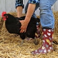 thumbnail image 2 of Principle Plastics 078138 Sluggers Bottes Confort Imperméables pour Femmes - Rouge Poulet, 7, 2 of 6
