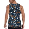 thumbnail image 3 of Easygdp Ball Sports Men's Tank Top, Sleeveless Muscle T Shirts, Breathable, Quick-Dry, Loose for Gym, Running, Fitness - X-Large, 3 of 9