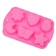 thumbnail image 5 of GOOHOCHY Moldes para hornear de silicona de 6 cavidades, moldes para hornear, insectos, luna, estrella, molde para dulces, molde para chocolate para fiestas infantiles (rosa), 5 of 7