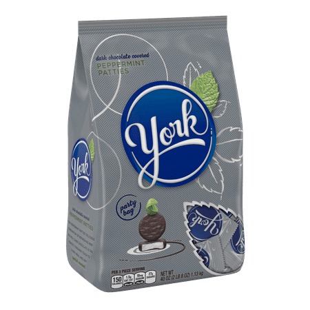 York, Peppermint Patties Dark Chocolate Candy, 40 (Best Chocolate To Use For Peppermint Bark)