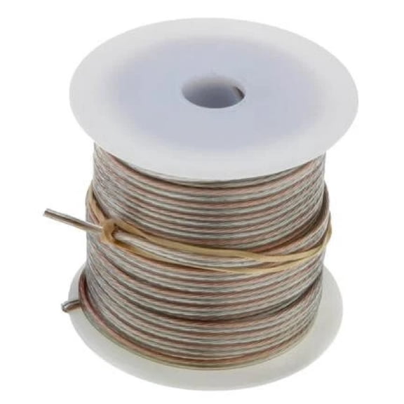 KarParts360 Bulk Multi-Conductor Cable | Thermoplastic | Clear | Speaker Wire - Copper Conductor | 20 Gauge