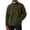 Army Green, variant on Chiccall Mens Fleece Jackets Winter Fuzzy Warm Thermal Full Zip Jacket Stand Collar Long Sleeve Coats with Pockets
