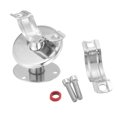 thumbnail image 3 of Uxcell Pipe Supports, Stainless Steel Wall Mount Ceiling Mount Pipe Support Bracket for Dia 51mm Pipe Tube, 3 of 6