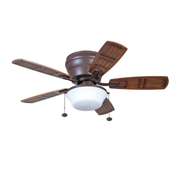 Litex - Soe Mooreland - 5 Blade Ceiling Fan with Light Kit-14.75 Inches Tall and