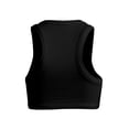thumbnail image 4 of Mialoley Women Summer Casual Tank Tops, Solid Color Round Neck Slim-Fit Sleeveless Crop Tops, 4 of 5