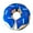 Dark blue-M, variant on Calm paw behavior supports pet protective inflatable collar