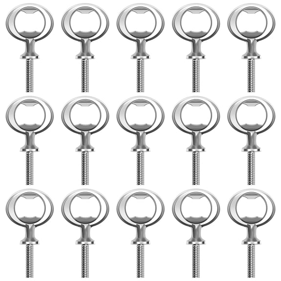 10Pcs / 15Pcs Bottle Opener Kit Zinc Alloy Beer Opener Kit Compact Beer Opener Set Vintage Beer Bottle Opener Set Practical Beer Lid Opener for Wine Party Weddings