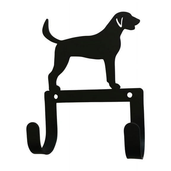 Village Wrought Iron WH-LC-339 Fox Hound Leash & Collar Wall Hook
