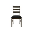 thumbnail image 4 of Monarch Specialties Dining Chair, Set Of 2, 37" Height, Kitchen, Dining Room, Side, Upholstered, Brown Leather Look, Brown Solid Wood, Transitional, 4 of 9