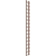 thumbnail image 3 of Ekena Millwork 47"H x 3/8"T Sheyenne Adjustable Wood Decorative Slat Wall Panel Kit, Walnut (contains 27 Slats + 1 Straight Edge Starter Slat), 3 of 16