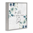 thumbnail image 3 of Stupell Industries Be Still Spiritual Prayer Spiritual Painting Gray Framed Art Print Wall Art, 12 x 12, 3 of 8