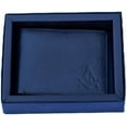 thumbnail image 5 of Masonic Men's Wallet with 6 Card Slots & 2 Inner Money Pockets, Bifold RFID Blocking Card Holder, 100% Genuine Leather | Dark Brown Masonic Logo with 1 ID Window | 2 Hidden Slots | Gift for Him, 5 of 5