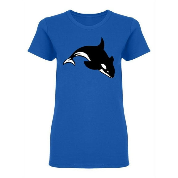 Great Orca Design Shaped T-Shirt Women -Image by Shutterstock, Female Medium