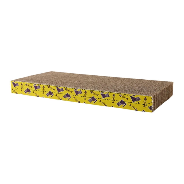 Rascadores para gatos Almohadilla para rascar de cartón Nido Juguete interactivo Almohadilla para rascar Cojín para mascotas Tablero para rascar para Recto44.5x21x44cm Sunnimix Almohadilla para rascar gatos