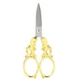 thumbnail image 2 of Embroidery Scissors Retro Leather Sewing Shears Stainless Steel Multifunctional Portable Scissors Shear Crafting Supplies, 2 of 7