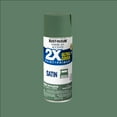 thumbnail image 3 of (2 pack) Moss Green, Rust-Oleum American Accents 2X Ultra Cover Satin Spray Paint-354729, 12 oz, 3 of 12