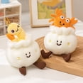 thumbnail image 3 of Cute Food Plush Toys - Fun Crab Stuffed Animals, Creative Buns Plush Pillows Doll Decor, 3 of 7