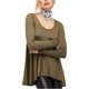 thumbnail image 1 of Free People - Camiseta básica de enero para mujer, verde, pequeña Free People  Camiseta básica, 1 of 2