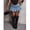 Light Wash, variant on Light Wash Pleated Mini Denim Skirt With Belted Waist And Stud Detail