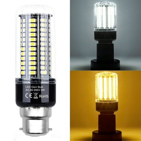 

Skksst B22 9W LED Corn Light Bulb Cool White Aluminum Radiator COB Lamp Bulb