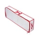 thumbnail image 1 of Bolsa de almacenamiento de papel de regalo navideño, organizador de papel de regalo para accesorios festivos Blanco, 1 of 9