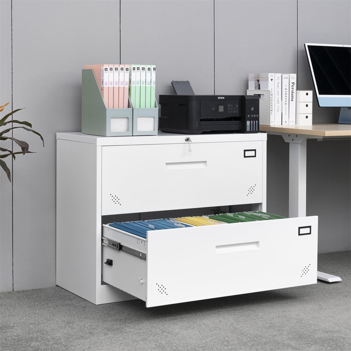 2 Drawer Lateral File Cabinet with Lock 3 Drawer Lateral Filing