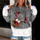 thumbnail image 1 of ICHUANYI Liquidación Mujer Moda Navidad Manga Larga Tops Blusa Jersey Sudadera ICHUANYI WER202308250138, 1 of 9
