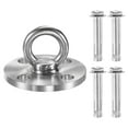 thumbnail image 1 of Soportes de columpio Uxcell, correas de columpio de acero inoxidable con tornillos de montaje para yoga aéreo/sacos de arena [Plata], 1 of 6