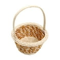 thumbnail image 4 of WeiLaiKeQi Flower Basket Portable Home Decoration Gathering Multipurpose Storage Basket Khaki, 4 of 9