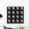 thumbnail image 1 of Metal Studs Pattern Tiles Wall Mural Decal Sticker, Wallmonkeys Peel & Stick Vinyl Graphic (18 in H x 18 in W), 1 of 4