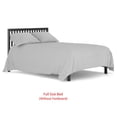 thumbnail image 5 of iRerts 5 In 1 Convertible Baby Crib, Wood Convertible Crib Toddler Bed with Wood Legs, Converts from Baby Crib to Toddler Bed, Fits Standard Full-Size Crib Mattress, Easy to Assemble, Black, 5 of 6
