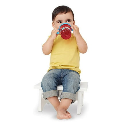 Nuk Gerber Graduates Advance Silicone Spout 2-Handle 7 Ounce Trainer Sippy Cup - Red Tractors (Colors/Styles May