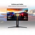 thumbnail image 3 of GIGABYTE - AORUS FO27Q2 (SA) - Monitor Gaming 27" QD-OLED - QHD 2560x1440-240Hz - 0.03ms GTG - AMD FreeSync Premium Pro - KVM Tipo C - HDMI, DP, Tipo C - Altura Ajustable - Negro, 3 of 5