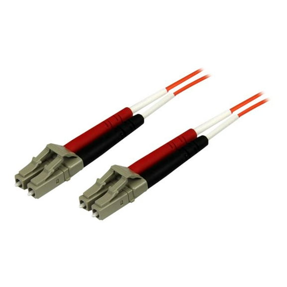 StarTech 2m OFNP Plenum Multimode 50/125 Duplex Fiber Patch Cable LC - LC