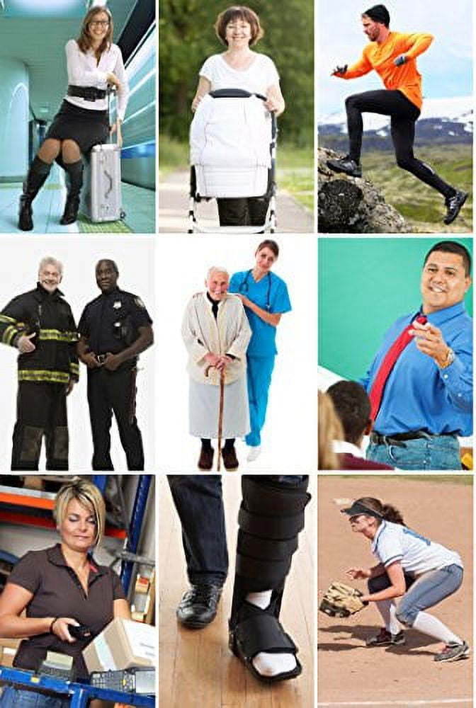4 Pair Medium Extra Soft Assorted Compression Socks, Moderate/Medium Graduated Compression 15-20 mmHg, for Men and Women. Nurses, Running, Travel & Flight Knee-High. 2 Black, 2 Navy