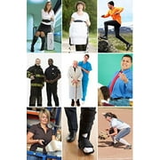 3 Pair Large/X-Large Colorful Design Moderate Graduated Compression Socks 15-20 mmHg. Rainbow Hearts Designs