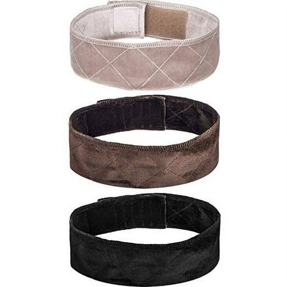 Mgaxyff Adjustable Velvet Hair Band Flexible Velvet Wig Grip Scarf Head Wrap Headband