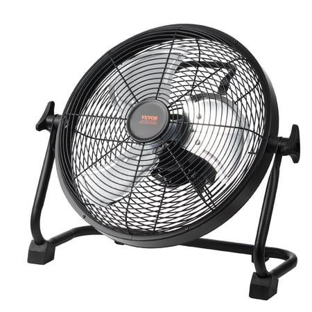 VEVOR Cordless Fan 12 in, Portable Quiet Personal Fan for Home or Office, 360 Degree Manual Pivoting Head, Stepless Speed Regulation High Velocity Cordless Fan