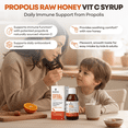thumbnail image 6 of BEE&YOU Propolis, Vitamin C & Honey Syrup, 5 fl oz, 6 of 7