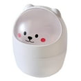 thumbnail image 1 of Boreal Craft Cute Desktop Can Small Garbage Can With Flip Lid Cute Mini Desk Waste Portable Tabletop Dustbin Cartoon Animal Rubbish Storage For Kitchen Bedroom Desk Ca Window Ac Foam Spray Cleaning, 1 of 7