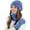 A-Blue357, variant on Bibifish 3 PCS Scarf Hat Glove Sets For Women Winter Neck Warmer Hats And Gloves Soft Thermal Knitted Lined Ladeis Scarf Hat Glove Sets
