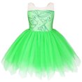 thumbnail image 3 of Disfraz de hada Pixie para niñas, princesa Disney Tinker Bell, vestido azul y morado con alas, vestidos de fiesta de cumpleaños, 2023, 3 of 5